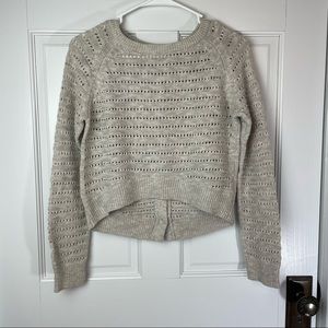 MOTH by Anthro crop sweater SZ XS